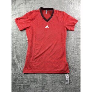 Adidas FLFT Mesh T Pro Shirt Mens Medium Semi Lucid Red Tennis Athletic JD8633